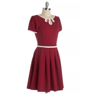 Dear Creatures ModCloth Twirl Next Door Red Dress